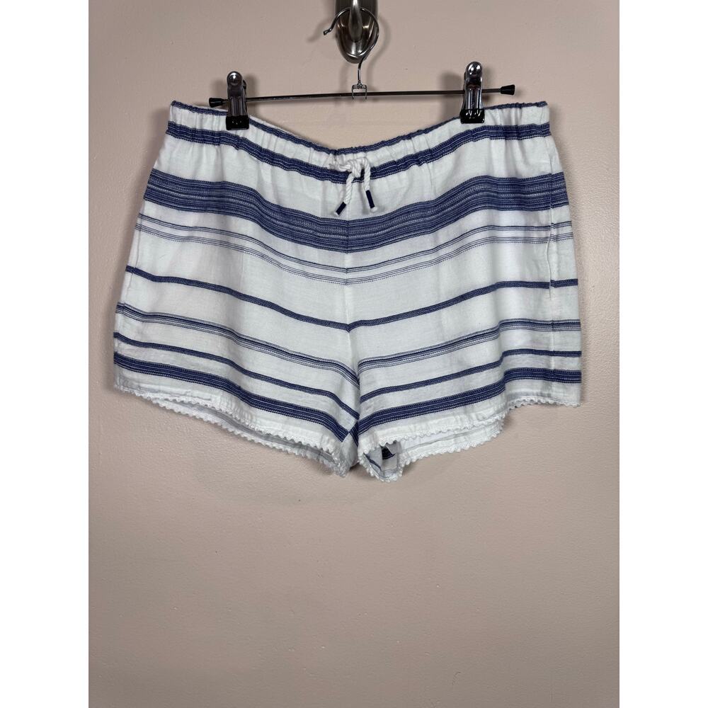 Polo Ralph Lauren Womens Knit Short Cotton Striped Nautical Coastal Preppy S